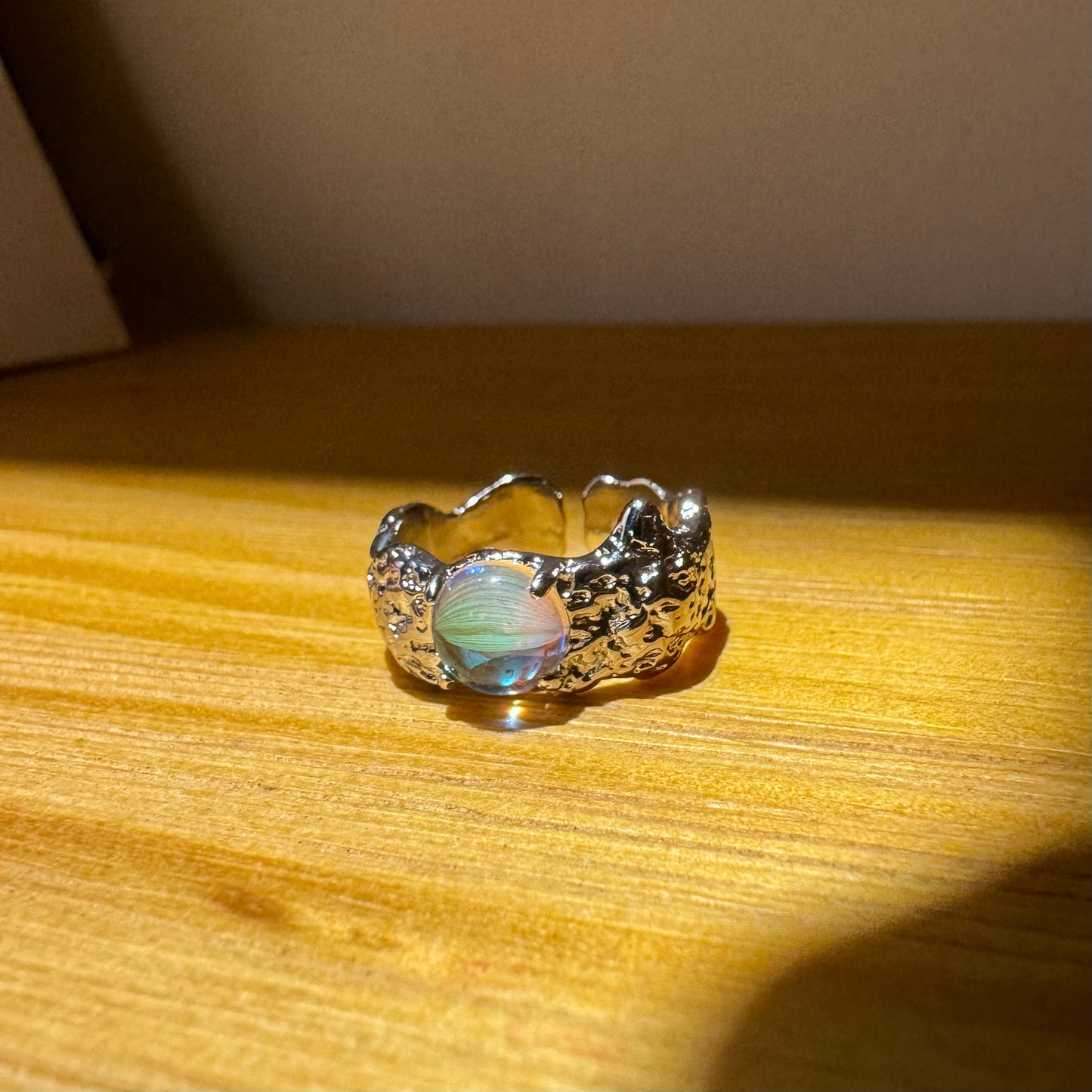 Organic Opal Ring