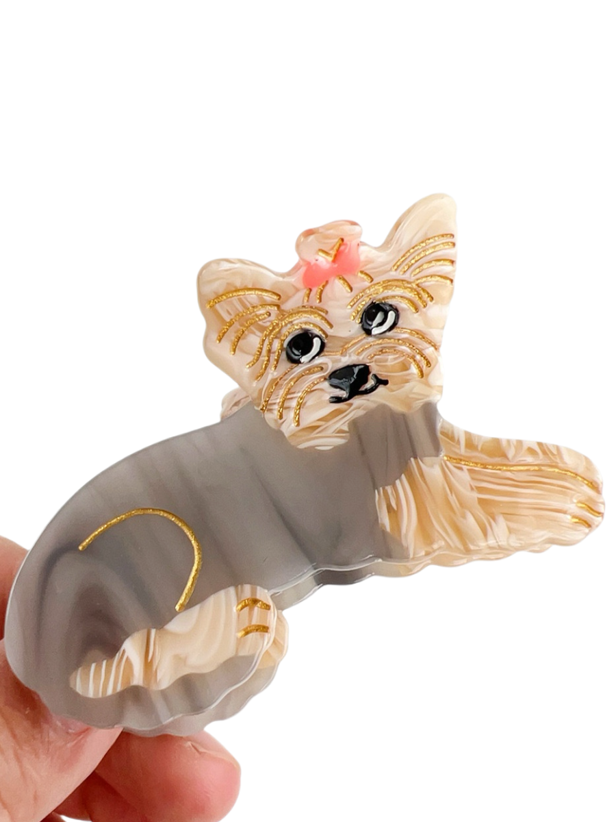 Yorkie Chic Hair Clip