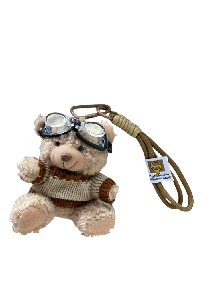 Brown Teddy Voyager Charm